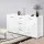 Artiss Buffet Sideboard, MDF/Particle Board, 138x35x74cm, White, High Gloss Finish, Modern Storage Solution