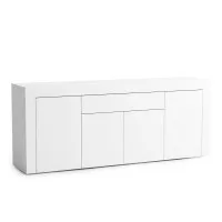 Artiss 180cm Buffet Sideboard White with Push to Open Doors Smooth Glide Drawer and Ample Storage 180cm