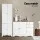 Artiss Berne 2 Tall Pantry Cupboards 6-Tier Slim White MDF Sideboard Cupboard Set 60x30x183cm each 2-pack