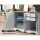 Artiss Buffet Sideboard, MDF Frame, White, 110x40x78cm - Berne, Ample Storage, Vintage Finish, Easy Assembly