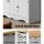 Artiss Buffet Sideboard, MDF Frame, White, 110x40x78cm - Berne, Ample Storage, Vintage Finish, Easy Assembly