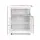 Artiss Buffet Sideboard, E1 MDF & Particle Board, 60x30x80cm, White, Ample Storage, Louvred Doors, Easy Assembly