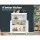 Artiss Buffet Sideboard, E1 MDF & Particle Board, 60x30x80cm, White, Ample Storage, Louvred Doors, Easy Assembly