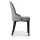 Artiss Set of 2 Grey Linen Fabric Dining Chairs - High Back, Thick Cushion, Powder-Coated Steel Legs, 46x57x90cm