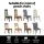 Artiss 4 Pack Black Dining Chair Covers, Stretch Spandex Slipcovers, Removable, Fits 38-45cm, Washable, Banquet Use