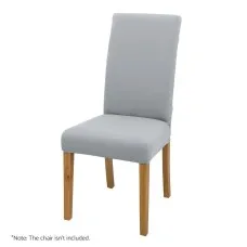 Artiss 4 Pack Dining Chair Covers, Stretch Spandex Slipcovers, Removable, Washable, Banquet, Grey, 38-45cm