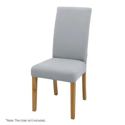 Artiss 4 Pack Dining Chair Covers, Stretch Spandex Slipcovers, Removable, Washable, Banquet, Grey, 38-45cm