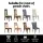 Artiss 4 Pack Dining Chair Covers, Stretch Spandex Slipcovers, Removable, Washable, Banquet, Grey, 38-45cm
