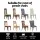 Artiss 6x White Dining Chair Covers, Spandex Stretch Slipcovers, Removable, Fits 38-45cm, Banquet & Wedding