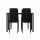 Artiss 5-Piece Dining Set - Black Modern Design, 18mm MDF Table, PVC Seats, Powder-Coated Metal Frame, Easy Assembly