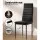 Artiss Modern Black 7-Piece Dining Set – 18mm MDF Table, PVC Chairs, Metal Frame, Easy Assembly, Water Resistant