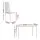 Artiss 7-Piece Modern Dining Set with 6 Chairs, White - 18mm MDF Tabletop, Powder-Coated Metal Frame, Easy Assembly