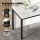 Artiss Marble-Effect Dining Set: 1 Table & 4 Chairs, 18mm MDF Top, Metal Legs, PVC Seats, Water-Resistant, Black & White