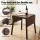 Artiss 5 Piece Dining Table and Chairs Set 60-120cm Extendable Drop Leaf Table Natural Brown and White