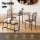 Artiss Rustic Brown Dining Table Set for 4 - Includes 2 Chairs & Bench, Durable MDF & Metal, Compact Space-Saving Design