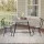 Artiss 3-Piece Oval Dining Table Set with Wine Rack, Black Marble/Grey/Natural White, Space-Saving Bistro Design
