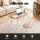 Artiss 3-Piece Oval Dining Table Set 2-Seater with Wine Rack Natural White