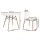 Artiss 5 Piece Dining Set – 100cm Round White Table with Solid Beech Wood Legs and 4 Modern White Chairs, MDF Top