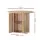 Artiss 4-Seater Dining Table and Chairs Set 100cm Natural Timber with Storage and Rubber Wood Chairs Pine