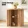 Artiss 4-Seater Dining Table and Chairs Set 100cm Natural Timber with Storage and Rubber Wood Chairs Pine