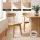 Artiss 4-Seater Dining Table and Chairs Set 100cm Natural Timber with Storage and Rubber Wood Chairs Pine