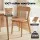 Artiss 4-Seater Dining Table and Chairs Set 100cm Natural Timber with Storage and Rubber Wood Chairs Pine