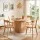 Artiss 4-Seater Dining Table and Chairs Set 100cm Natural Timber with Storage and Rubber Wood Chairs Pine