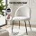 Artiss 5-Piece Dining Set 150cm Marble Effect Table with 4 White Sherpa Chairs Thick 25mm Top Metal Legs