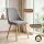 Artiss Round Dining Table and Chairs Set 5 Piece 108cm White Grey Compact Nordic 4 Seater Furniture
