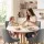 Artiss Round Dining Table and Chairs Set 5 Piece 108cm White Grey Compact Nordic 4 Seater Furniture
