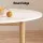 Artiss Demi 5-Piece Dining Table and Chairs Set, White and Grey, MDF Round Table, Pine Wood Legs, Seats 4, Modern