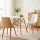 Artiss 3PCS 90cm Round 2 Seater Dining Table and Chairs Set White 20mm MDF Beech Legs PU Leather Diamond