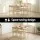 Artiss 5-Piece Scandi Dining Set, Compact 110cm Table & Chairs, Natural Beige, MDF & Metal, Nordic Style, Space-Saving