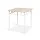 Artiss Machal 3-Piece Dining Set - Natural Oak, Industrial Design, Particle Board & Steel, 70cm Table, Easy to Clean