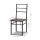 Artiss Machal 3-Piece Dining Set - Walnut & Black - Industrial Design with Particle Board & Reinforced Steel Frame