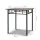 Artiss Machal 3-Piece Dining Set - Walnut & Black - Industrial Design with Particle Board & Reinforced Steel Frame