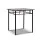 Artiss Machal 3-Piece Dining Set - Walnut & Black - Industrial Design with Particle Board & Reinforced Steel Frame
