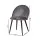 Artiss Velvet Dining Chairs Set of 2 - Dark Grey, Solid Iron Legs, 150kg Capacity, Anti-Slip, 48x49x78cm, Easy Assembly