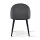 Artiss Velvet Dining Chairs Set of 2 - Dark Grey, Solid Iron Legs, 150kg Capacity, Anti-Slip, 48x49x78cm, Easy Assembly