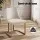 Artiss Balen Dining Chairs Set of 2 - Beige Linen Fabric, Sturdy Plywood Frame, Metal Legs, 150KG Capacity, 47x53x86cm