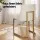 Artiss Balen Dining Chairs Set of 2 - Beige Linen Fabric, Sturdy Plywood Frame, Metal Legs, 150KG Capacity, 47x53x86cm