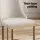 Artiss Balen Dining Chairs Set of 2 - Beige Linen Fabric, Sturdy Plywood Frame, Metal Legs, 150KG Capacity, 47x53x86cm