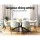 Artiss Dining Chairs Set of 2, Sherpa Fabric, White, 49x49x78cm, Luxurious Comfort, Modern Design, Versatile Use