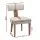 Artiss Milford Dining Chairs Set of 2 - Beige Linen, Rubber Wood Frame, 150kg Capacity, 46.5x55x88cm, Elegant & Durable