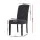 Artiss Dansk Dining Chairs Set of 2 - Dark Grey Linen Parsons Chair with Tufted Back, Foam Padding, Pinewood Frame