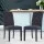 Artiss Dansk Dining Chairs Set of 2 - Dark Grey Linen Parsons Chair with Tufted Back, Foam Padding, Pinewood Frame