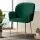 Artiss Dining Chairs Set of 2, Velvet Armchair, Green, 54x58x83cm, Luxurious Comfort, Sturdy Steel Legs, Easy Assembly