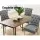 Artiss Cayes Dining Chairs Set of 2 - French Provincial Grey Linen, Tufted Button Design, 13cm Cushion, Rubber Wood Legs