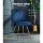 Artiss Velvet Dining Chairs Set of 2, Blue - Channel Tufted, Gold Legs, High Resilience Foam, 150kg Capacity, 44x41x80cm