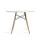 Artiss Round White Dining Table - 100CM, 4 Seater, Solid Beech Wood Legs, Reinforced MDF Top, Scratch-Proof Finish